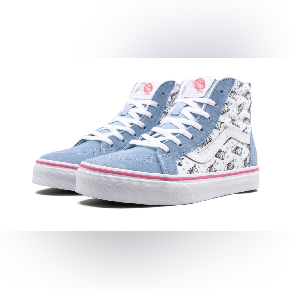 Vans SK8-HI ZIP PS "Unicorn" Kids Size 11.5